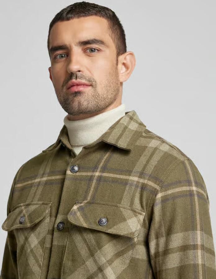 Jack & Jones Premium Slim fit overhemdjack met kentkraag model 'RAYMOND'