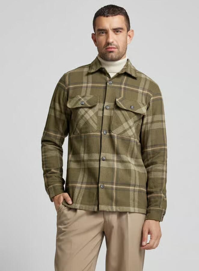 Jack & Jones Premium Slim fit overhemdjack met kentkraag model 'RAYMOND' - Foto 2