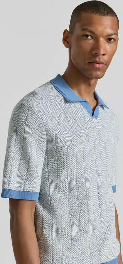 JACK & JONES Premium slim fit poloshirt in tricotlook model 'Blake'