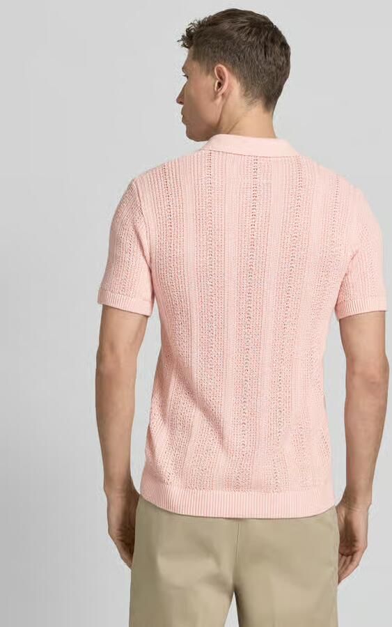 JACK & JONES Premium Slim fit poloshirt met knoopsluiting