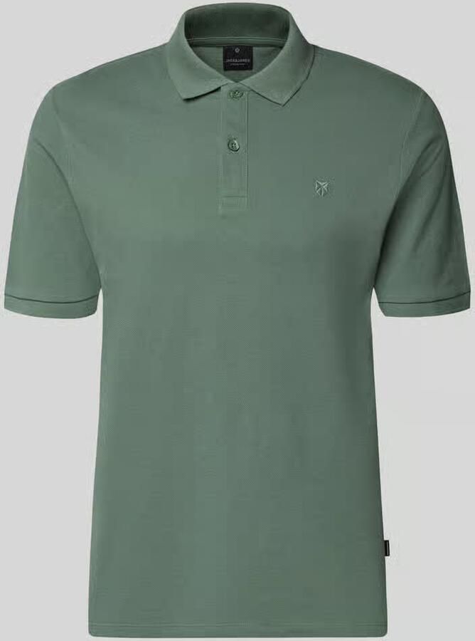 JACK & JONES Premium slim fit poloshirt met stitching - Foto 2