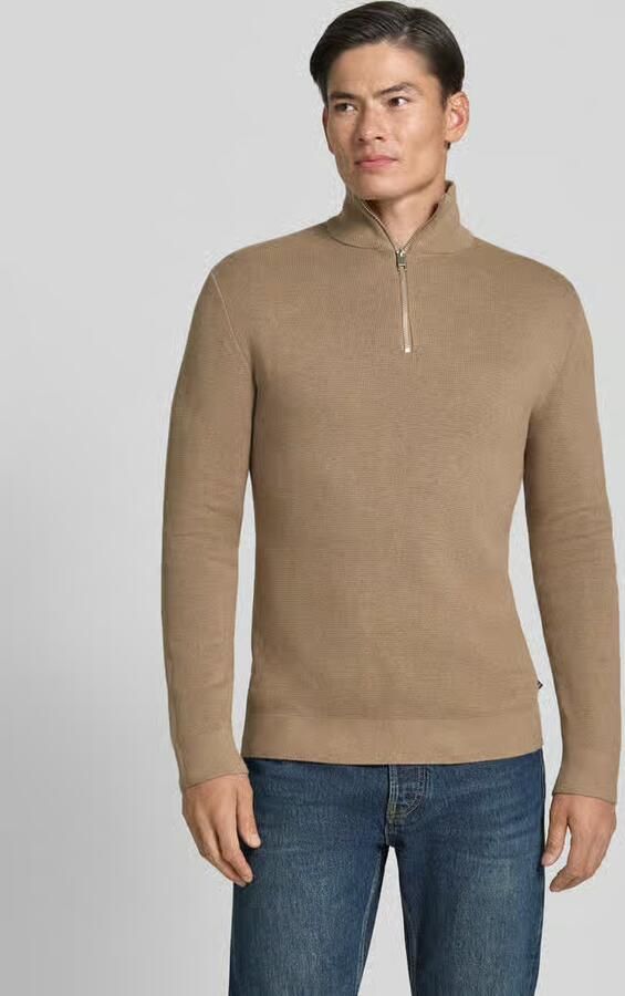 JACK & JONES Premium Slim fit pullover van 100% katoen model 'MILANO' - Foto 10