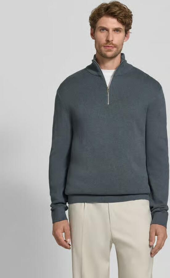 JACK & JONES Premium Slim fit pullover van 100% katoen model 'MILANO' - Foto 3