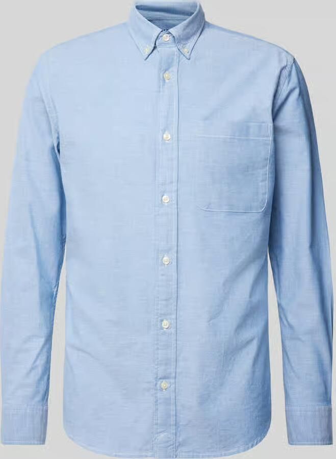 JACK & JONES Premium Slim fit vrijetijdsoverhemd met borstzak model 'BROOK OXFORD' - Foto 5