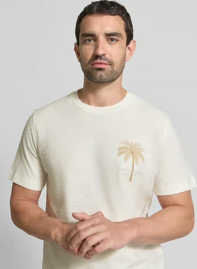 JACK & JONES Premium T-shirt met motiefprint en ronde hals - Foto 2