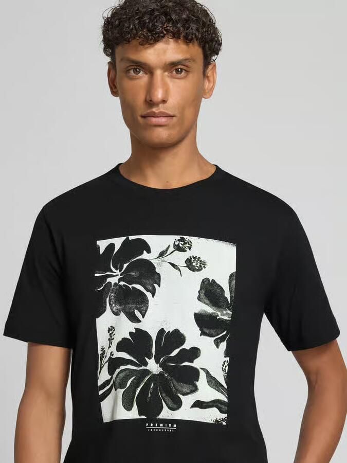 JACK & JONES Premium T-shirt met motiefprint model 'LUCAS'