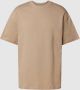 Jack & jones Jack%Jones Premium jprblakam Clean SS T -shirt neknr.: Verweerde teak losse fit | Freewear beige Heren - Thumbnail 3