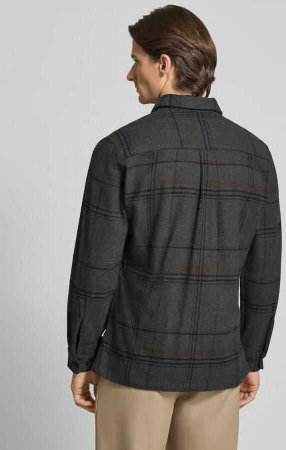 Jack & Jones Overhemd met lange mouwen JPRRAYLE MELANGE CHECK L S OVERSHIRT SN - Foto 8