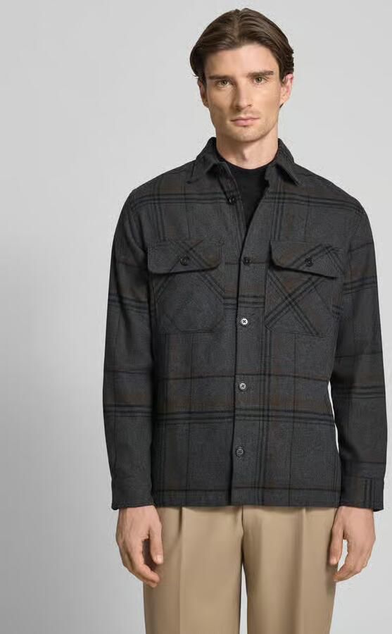 Jack & Jones Overhemd met lange mouwen JPRRAYLE MELANGE CHECK L S OVERSHIRT SN - Foto 9