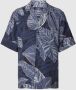 Jack & Jones Premium Vrijetijdsoverhemd met linnen en all-over print model 'BLUREX' - Thumbnail 2