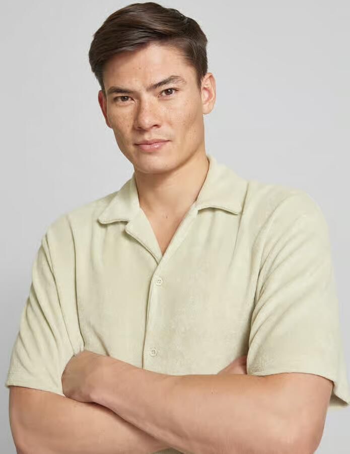 JACK & JONES Premium Vrijetijdsoverhemd met reverskraag model 'TERRY'