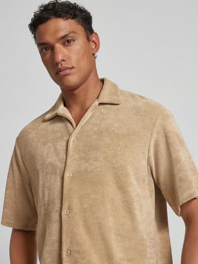 JACK & JONES Premium Vrijetijdsoverhemd met reverskraag model 'TERRY'