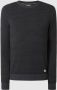 JACK & JONES ESSENTIALS trui JJEATLAS met all over print dark grey - Thumbnail 2