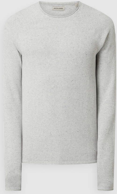 jack & jones Gebreide pullover met labelpatch model 'HILL'