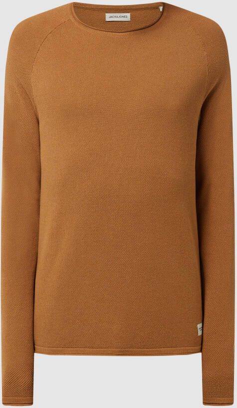 Jack & jones Pullover Jack Jones Hill Knit Noos Brown Heren - Foto 3
