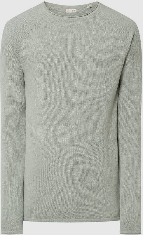 Jack & jones Gebreide pullover met labelpatch model 'HILL'