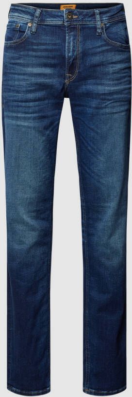 jack & jones Regular fit jeans met knoopsluiting model 'CLARK'
