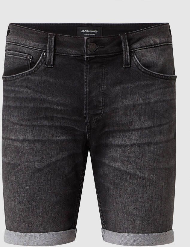 Jack & jones Regular fit korte jeans met stretch model 'Rick'