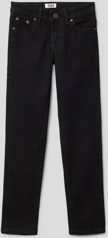 jack & jones Skinny fit jeans met knoopsluiting model 'GLENN'