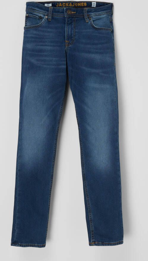 jack & jones Slim fit jeans met viscose model 'Glenn'