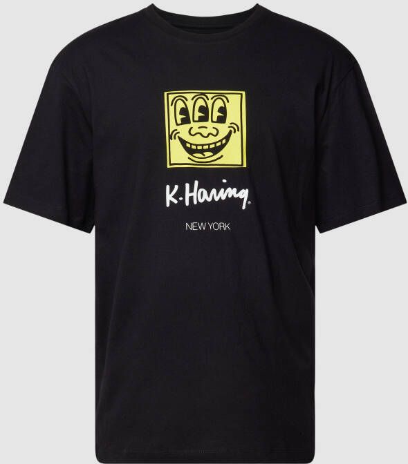 Jack & jones T-shirt met Keith Haring -motiefprint model 'KEITHARING'