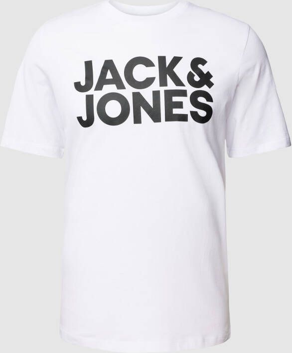 Jack & jones T-shirt met labelprint model 'ECORP'