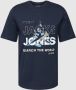 Jack & Jones Shirt met ronde hals JCOHUNT TEE SS CREW NECK LN - Thumbnail 2