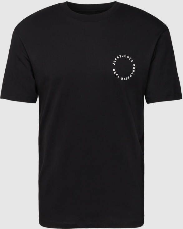 Jack & jones T-shirt met labelprint model 'SUNSET'