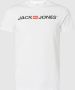 Jack & jones T-shirt Jack Jones Corp crew neck White Heren - Thumbnail 3