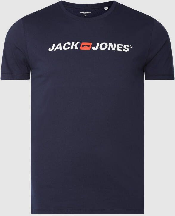 Jack & jones T-shirt met labelprint model 'CORP'