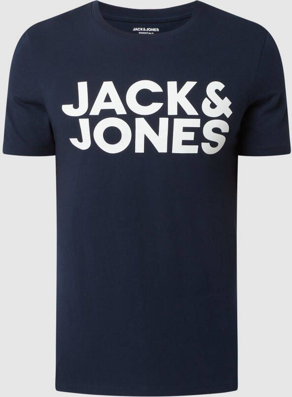 jack & jones T-shirt van katoen model 'Corp'