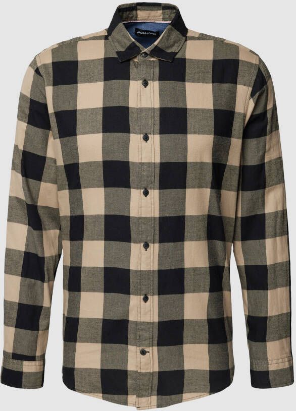 Jack & Jones Overhemd met lange mouwen JJEGINGHAM TWILL SHIRT L S NOOS