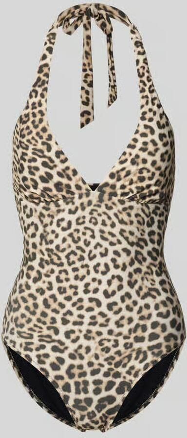 Jake*s Casual Badpak met halter in all-over look - Foto 2