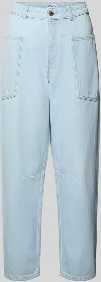 Jake*s Casual barrel fit Jeans met opgezette Zakken (onderstuk) - Foto 2