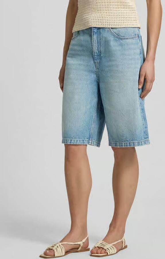 Jake*s Casual Bermuda s van denim in used-look - Foto 4