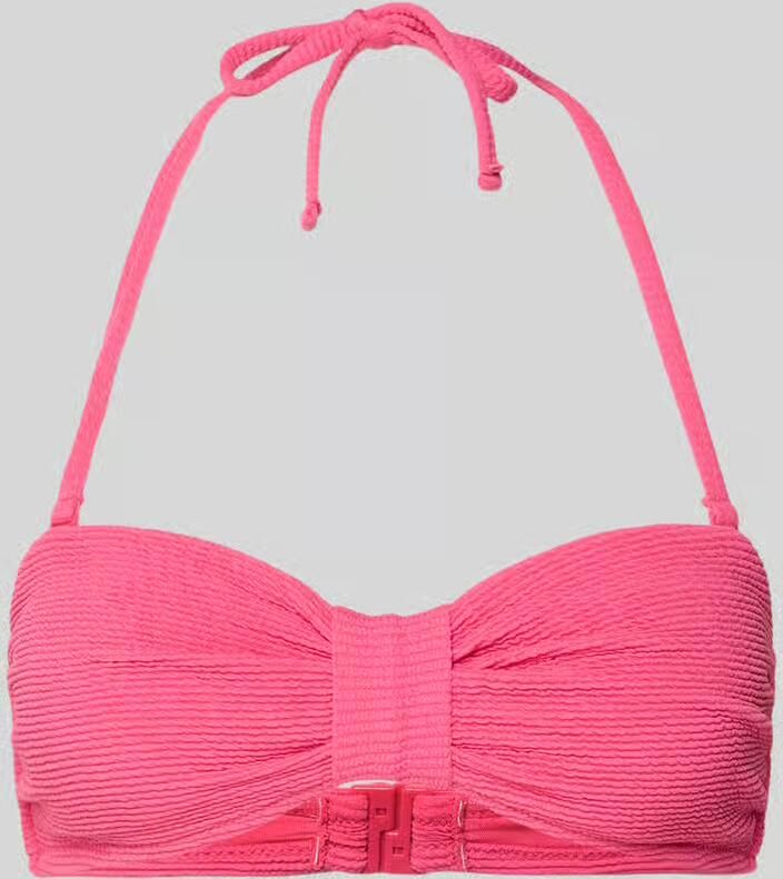 Jake*s Casual Bikini-bovendeel in bandeaumodel met structuurpatroon - Foto 2