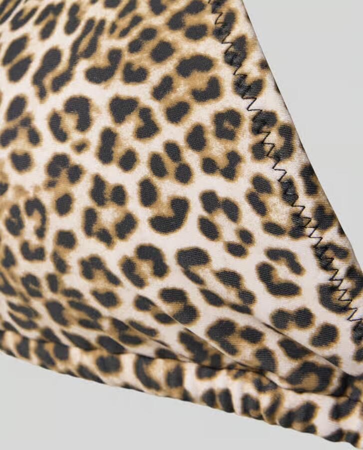 Jake*s Casual Bikini-top met all-over dierenprint