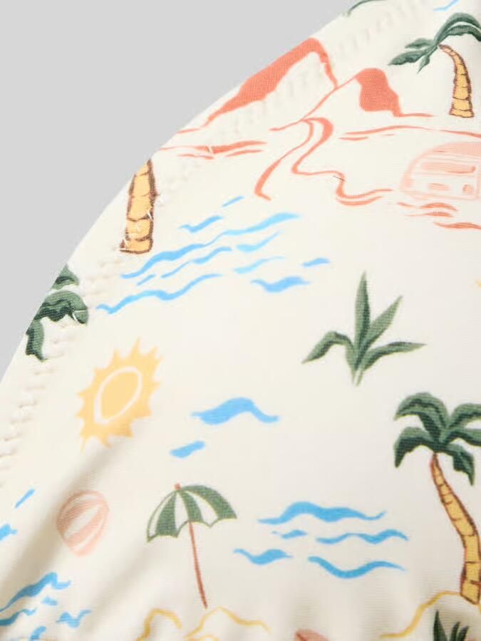 Jake*s Casual Bikini-top met all-over dierenprint