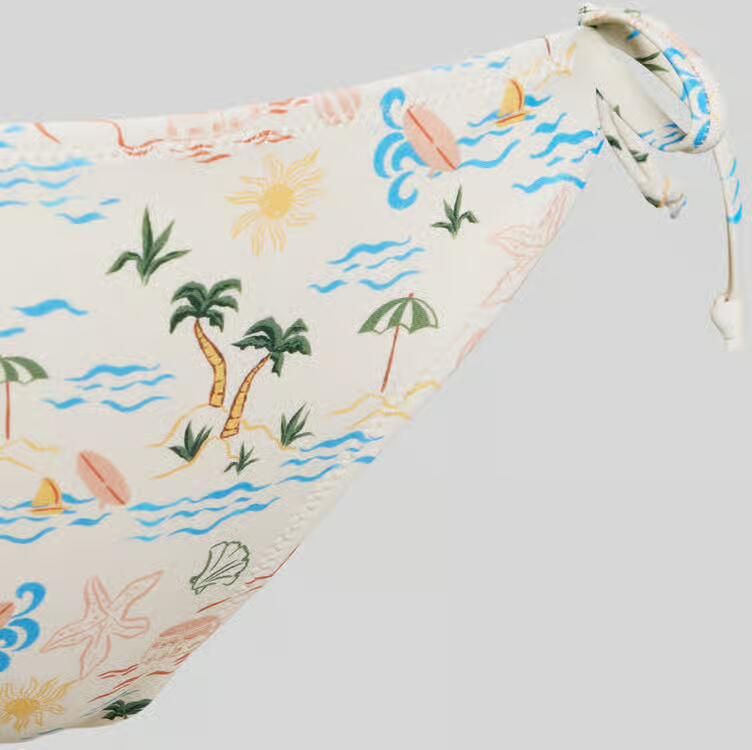Jake*s Casual Bikinibroekje met zijdelingse rijgvetering