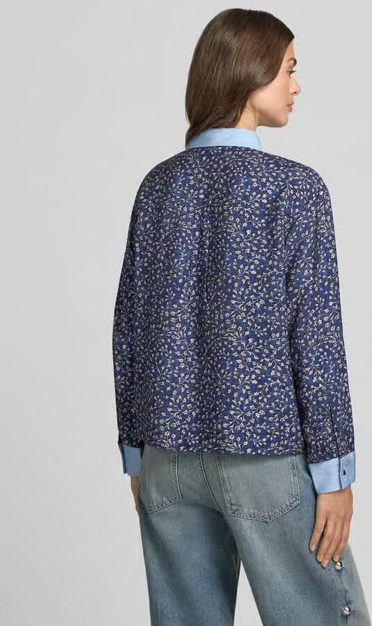 Jake*s Casual Blouse met lange mouwen van viscosemix - Foto 3