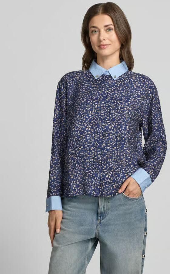 Jake*s Casual Blouse met lange mouwen van viscosemix - Foto 2