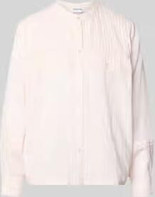 Jake*s Casual Blouse met maokraag en pointellemotief