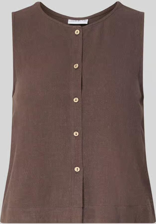 Jake*s Casual Blouse van viscosemix met knoopsluiting - Foto 2