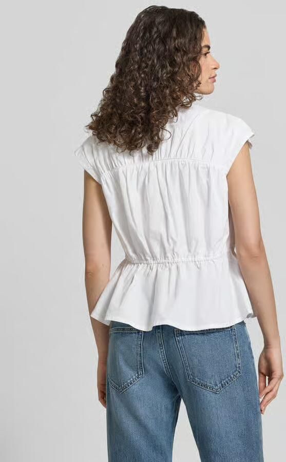 Jake*s Casual Blousetop met V-hals en vetersluiting - Foto 2
