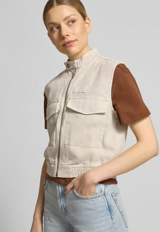 Jake*s Casual Bodywarmer met klepzakken