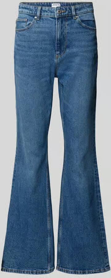 Jake*s Casual Bootcut fit jeans van katoenmix