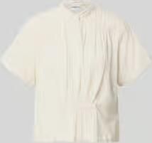 Jake*s Casual boxy fit blouse met korte mouwen van puur katoen