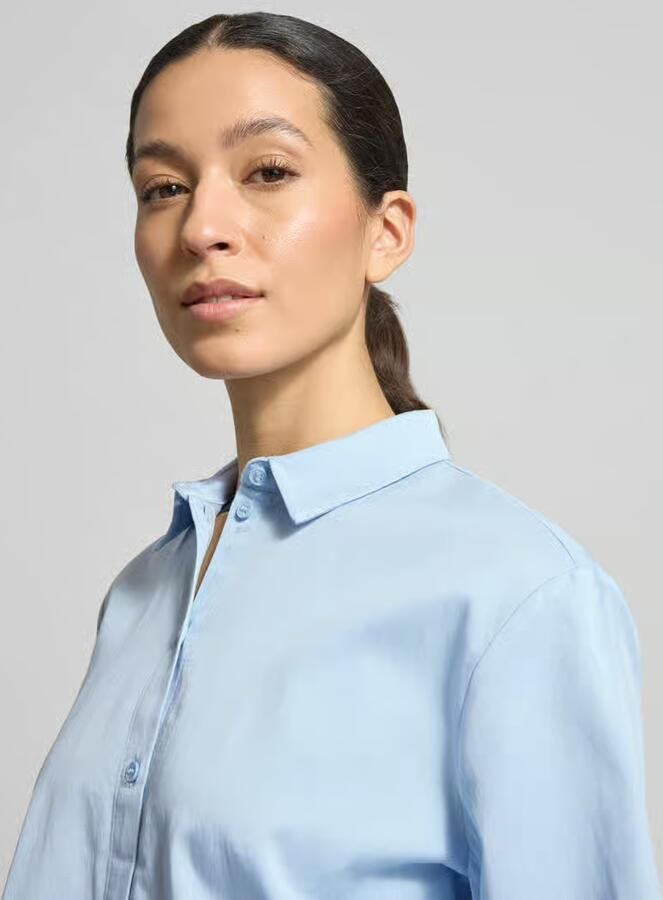 Jake*s Casual Boxy fit blouse van een mix van lyocell en katoen