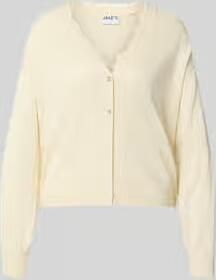 Jake*s Casual cardigan met v-hals en met kant