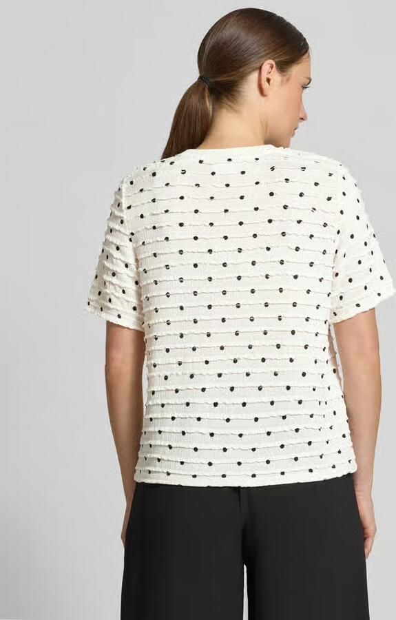 Jake*s Casual boxy fit t-shirt met all-over motief - Foto 2